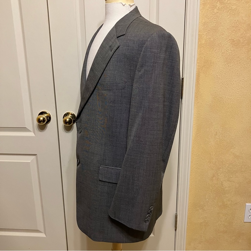 DANIEL CREMIEUX Blazer SUIT JACKET Loro Piana GRAY - Sz 44 R Very Nice! - Picture 8 of 12
